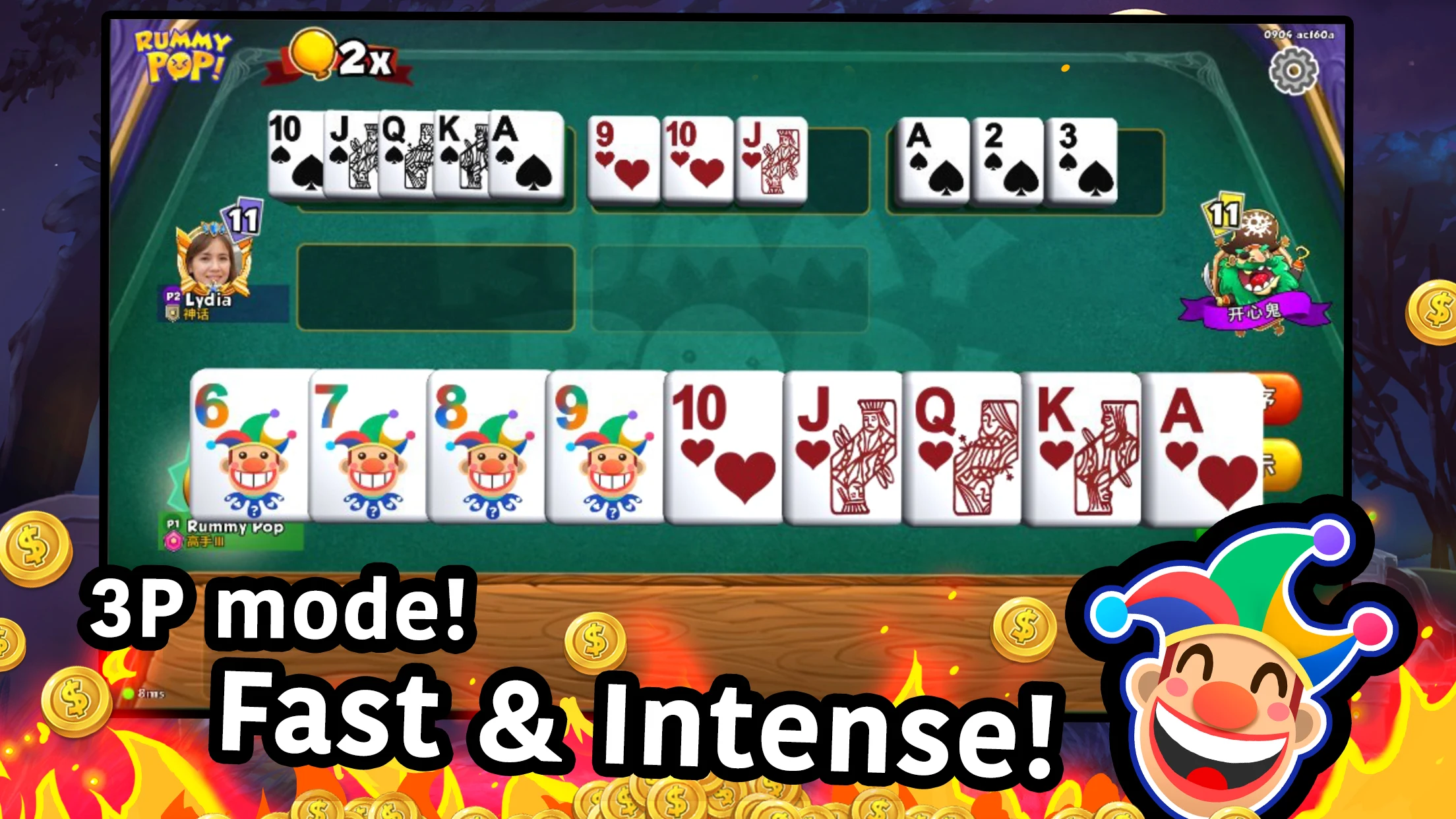 Rummy Pop! Lami Mahjong screenshot