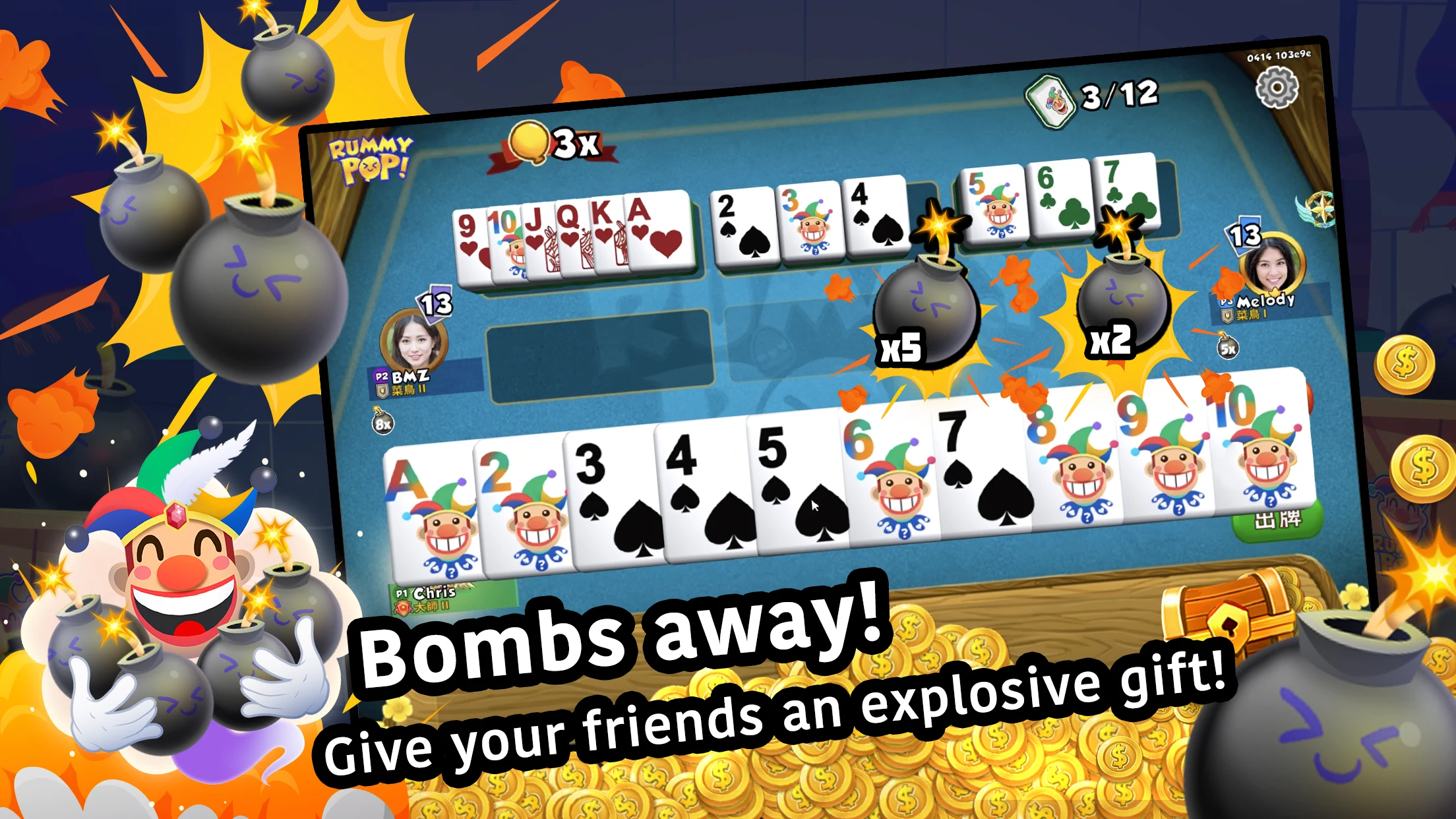 Rummy Pop! Lami Mahjong screenshot