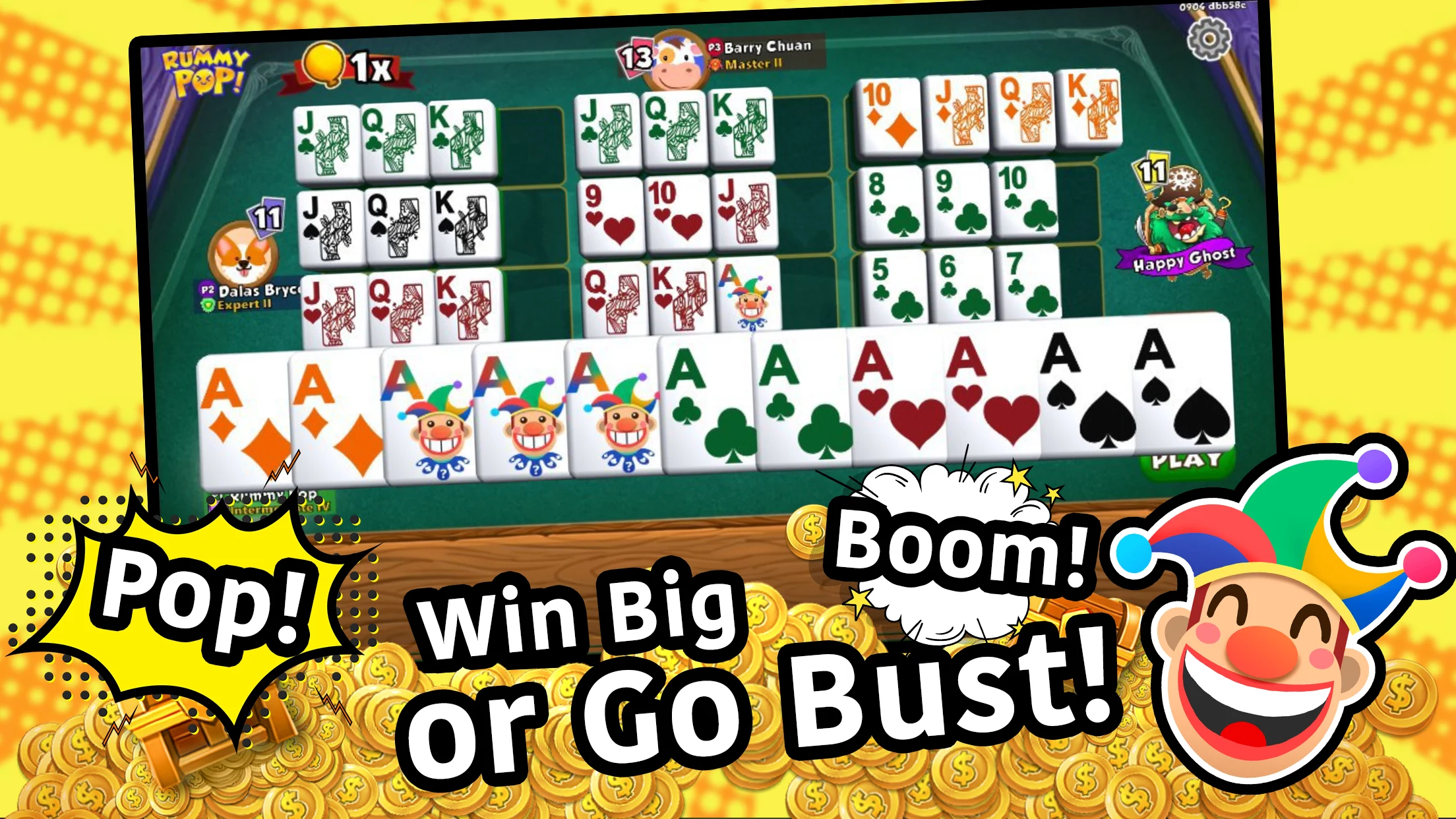 Rummy Pop! Lami Mahjong screenshot