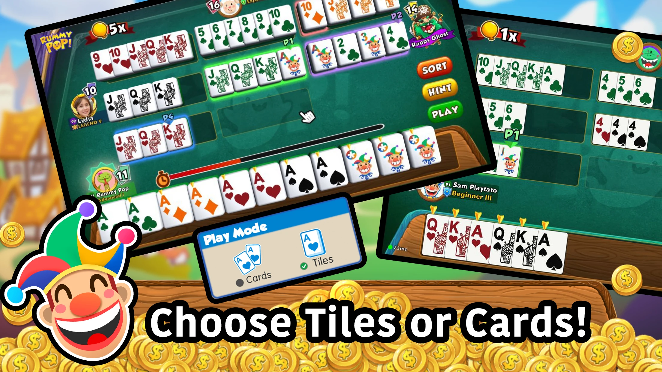 Rummy Pop! Lami Mahjong screenshot